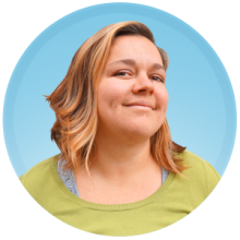 Headshot of our Print Manager, Kristen Stauss