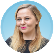 Headshot of our Graphic Designer, Zuza Hicks