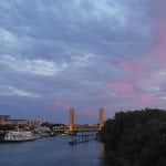 photo of The colors of sunset of the City of Sacramento
