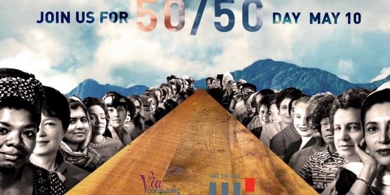 50/50 event flyer