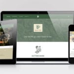 Sutter Park website on desktop and mobile