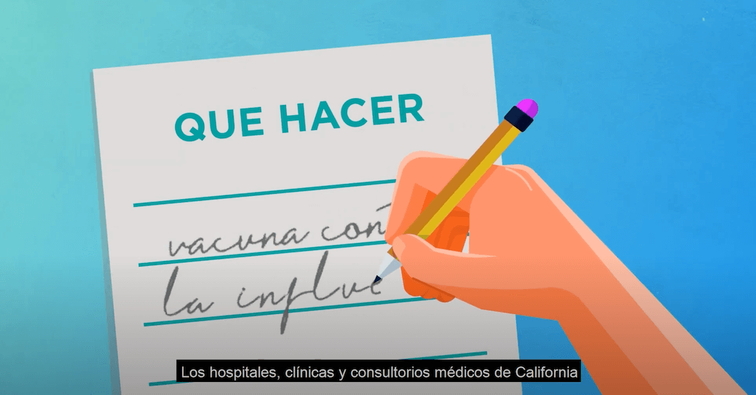 CDPH Flu Shot Animation In Spanish With Captions portfolio thumbnail
