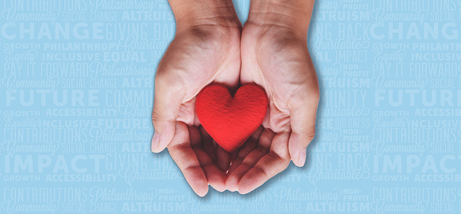 Hands Holding A Red Heart