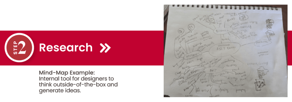 A banner that reads 'Research'