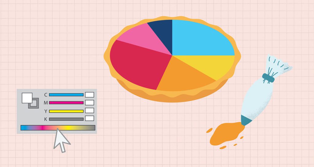 a graphic of a whole pie