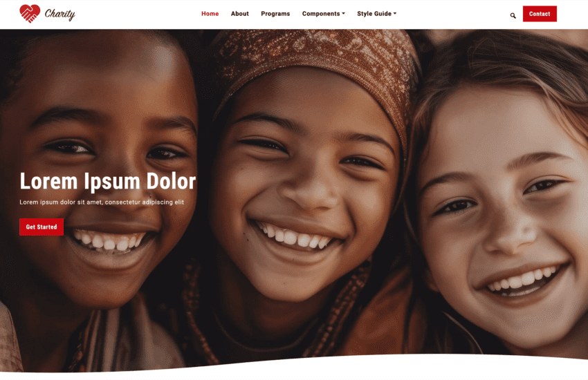 Themed WordPress Site